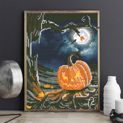 Luminous Pumpkin - Full Round Drill Diamond Painting 30*40CM