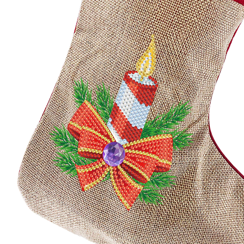 Diamond Painting Christmas Stockings DIY Xmas Rhinestone Mosaic Making Kit