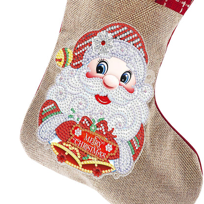 Diamond Painting Christmas Stockings DIY Xmas Rhinestone Mosaic Making Kit