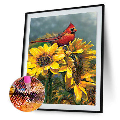 Sunflower - Full Round Drill Diamond Painting 30*40CM