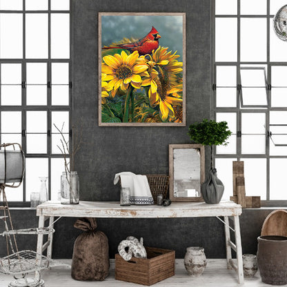 Sunflower - Full Round Drill Diamond Painting 30*40CM