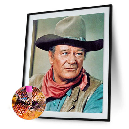 Western Cowboy - Full Square Drill Diamond Painting 30*40CM