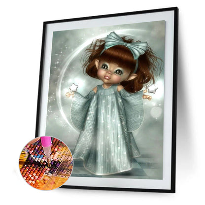 Beauty Girl - Full Round Drill Diamond Painting 30*40CM