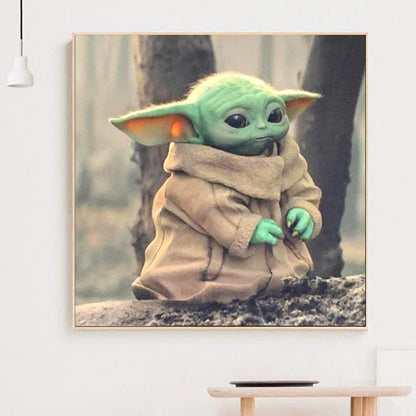 Cartoon Yoda - Full Square Drill Diamond Painting 30*30CM