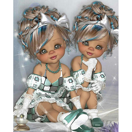 Cartoon Doll - Full Square Drill Diamond Painting 30*40CM