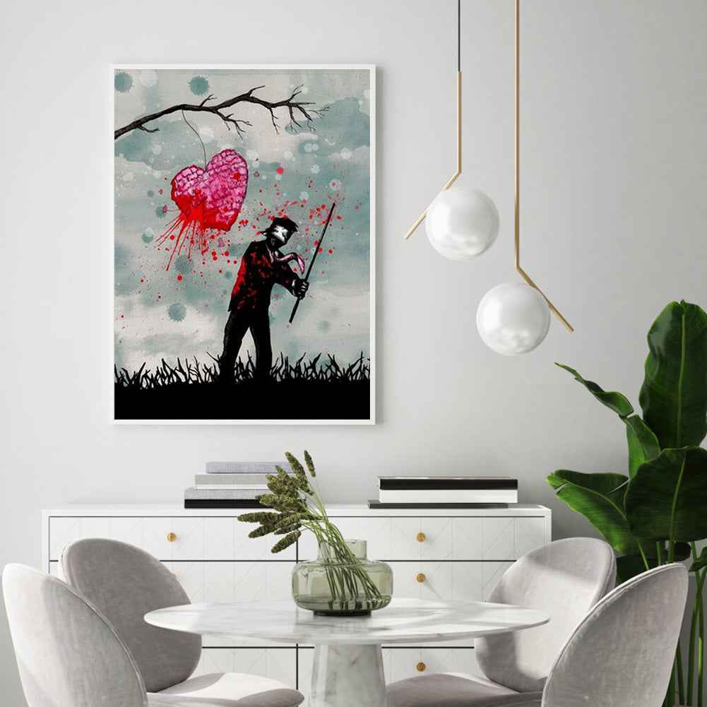 Boy - Full Round Drill Diamond Painting 30*40CM