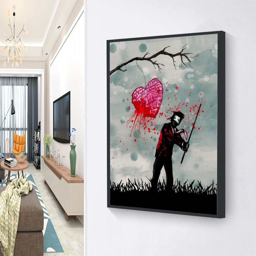 Boy - Full Round Drill Diamond Painting 30*40CM