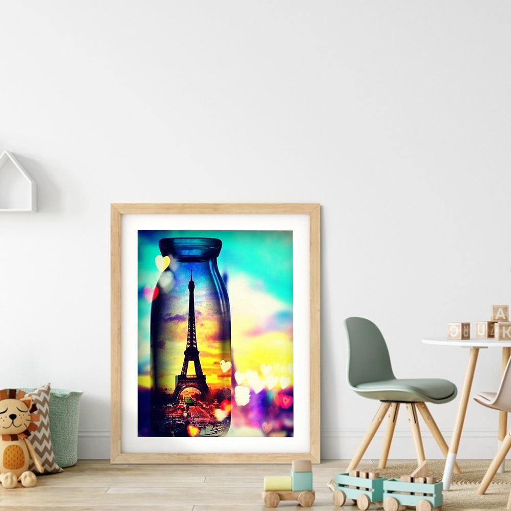 Tower Bottle - Full Square Drill Diamond Painting 40*50CM