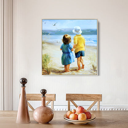 Back View - Full Round Drill Diamond Painting 30*30CM