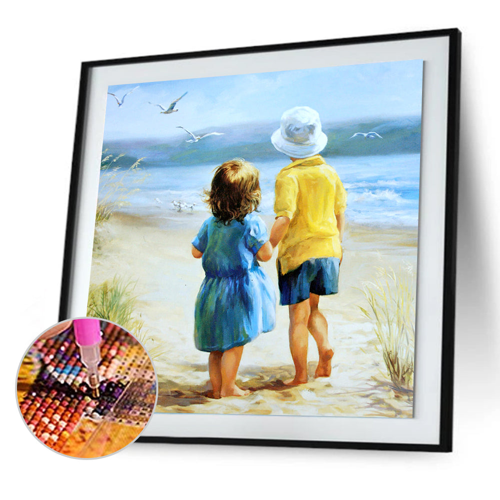 Back View - Full Round Drill Diamond Painting 30*30CM