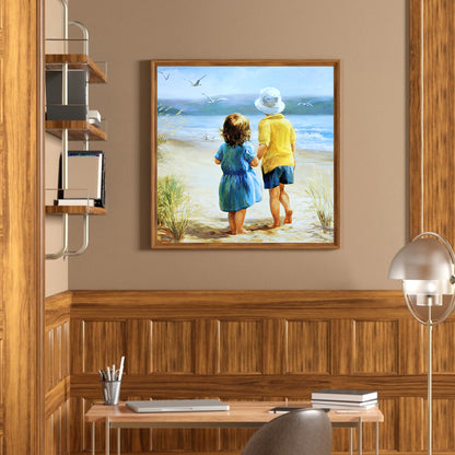 Back View - Full Round Drill Diamond Painting 30*30CM