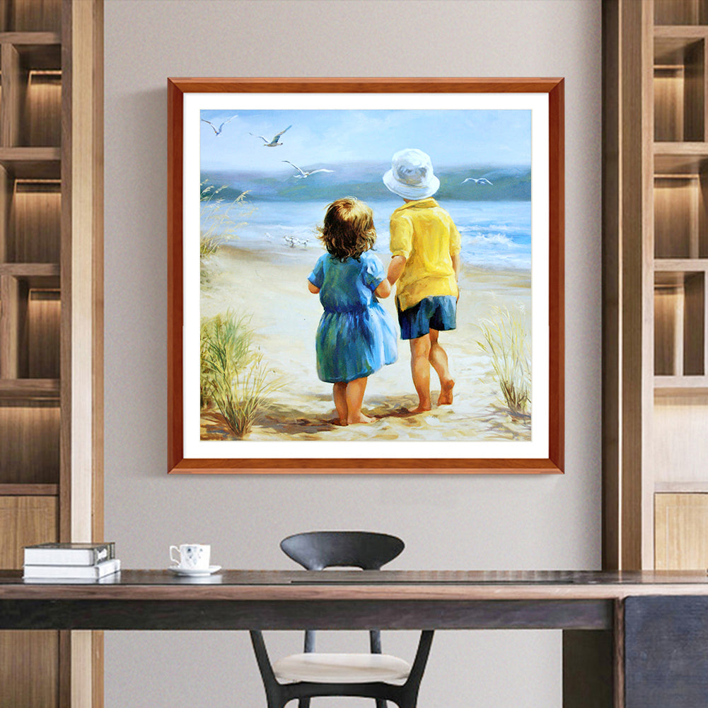 Back View - Full Round Drill Diamond Painting 30*30CM