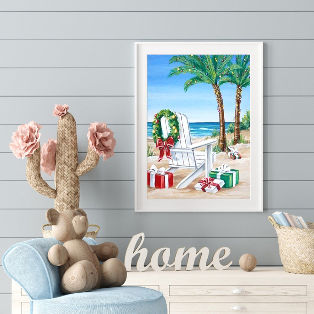 Summer Beach - Full Round Drill Diamond Painting 30*40CM