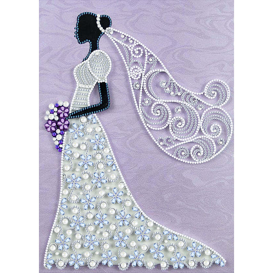 Dress Ladies - Special Shaped Drill Diamond Painting 30*40CM