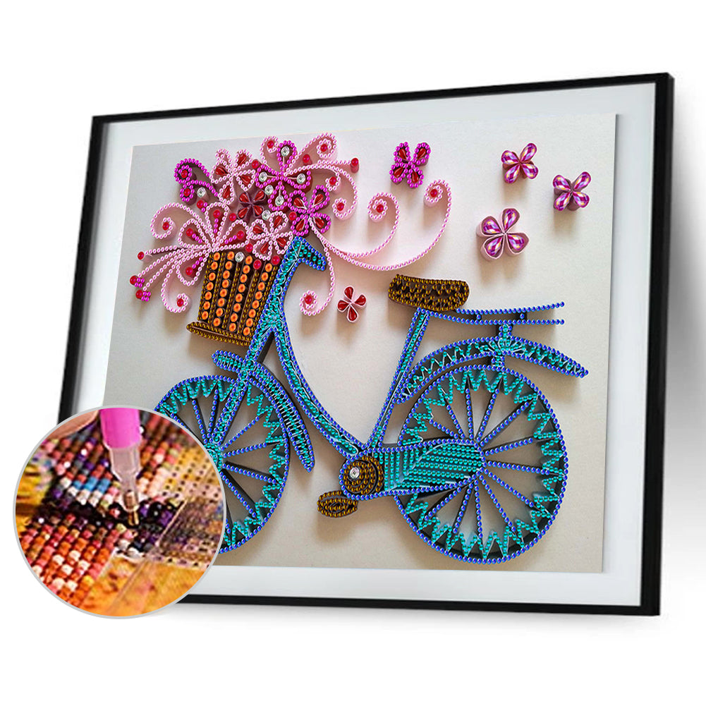 Paper Quilling - Special Shaped Drill Diamond Painting 40*30cm