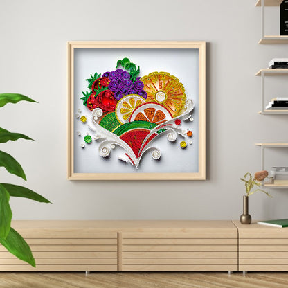 Paper Quilling - Special Shaped Drill Diamond Painting 30*30cm
