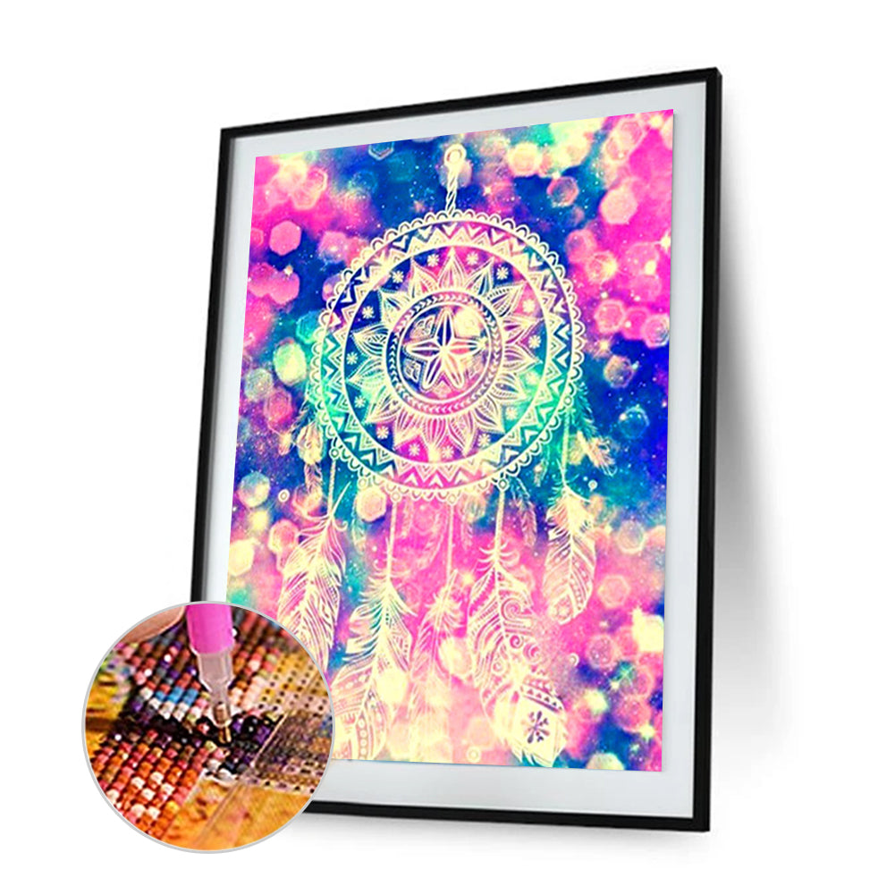 Dreamcatcher - Full Round Drill Diamond Painting 30*40CM