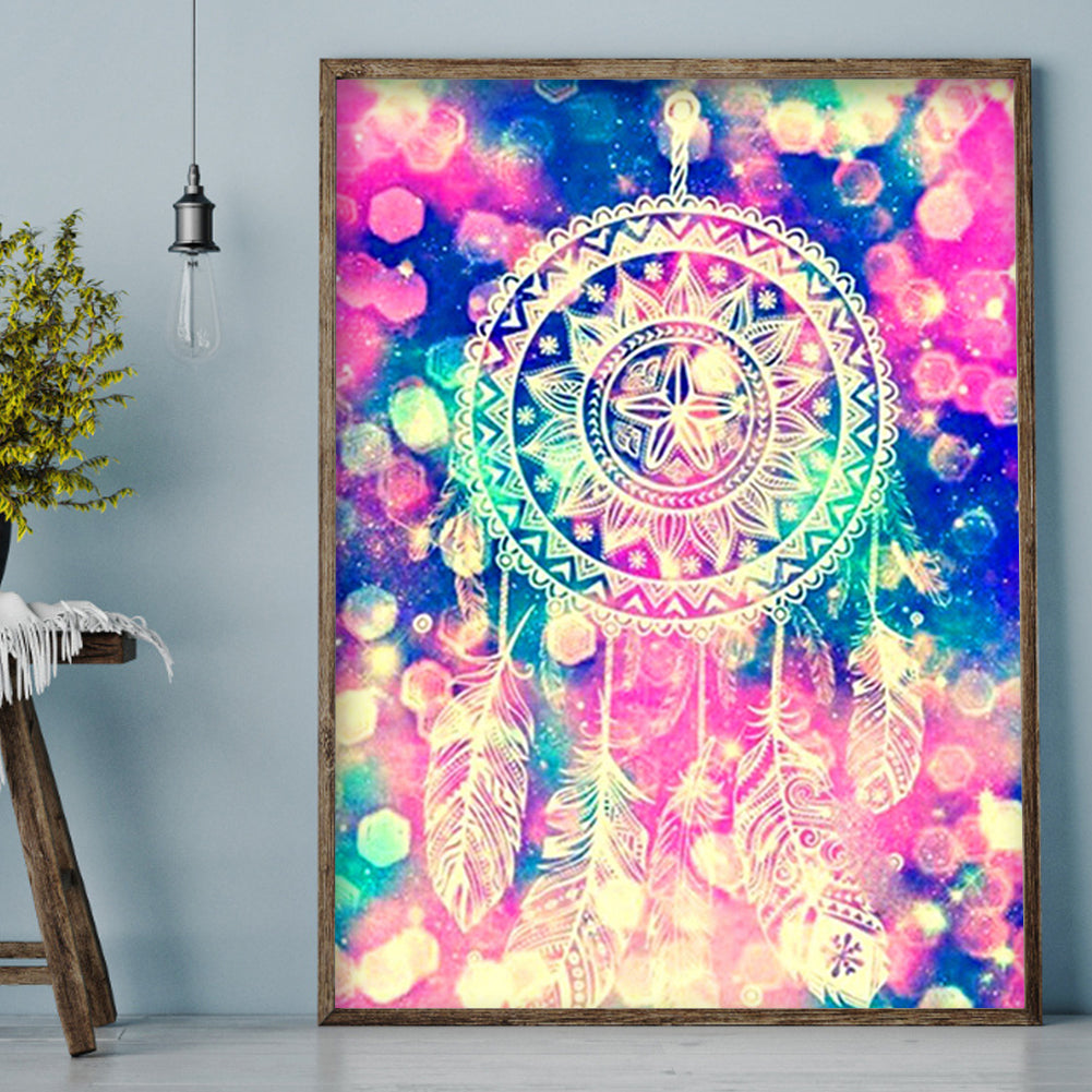 Dreamcatcher - Full Round Drill Diamond Painting 30*40CM