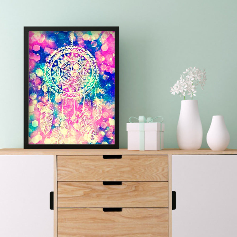 Dreamcatcher - Full Round Drill Diamond Painting 30*40CM