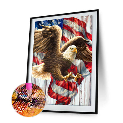 USA Eagle - Full Round Drill Diamond Painting 30*40CM