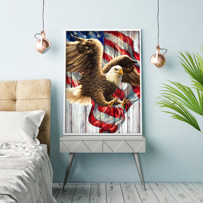 USA Eagle - Full Round Drill Diamond Painting 30*40CM