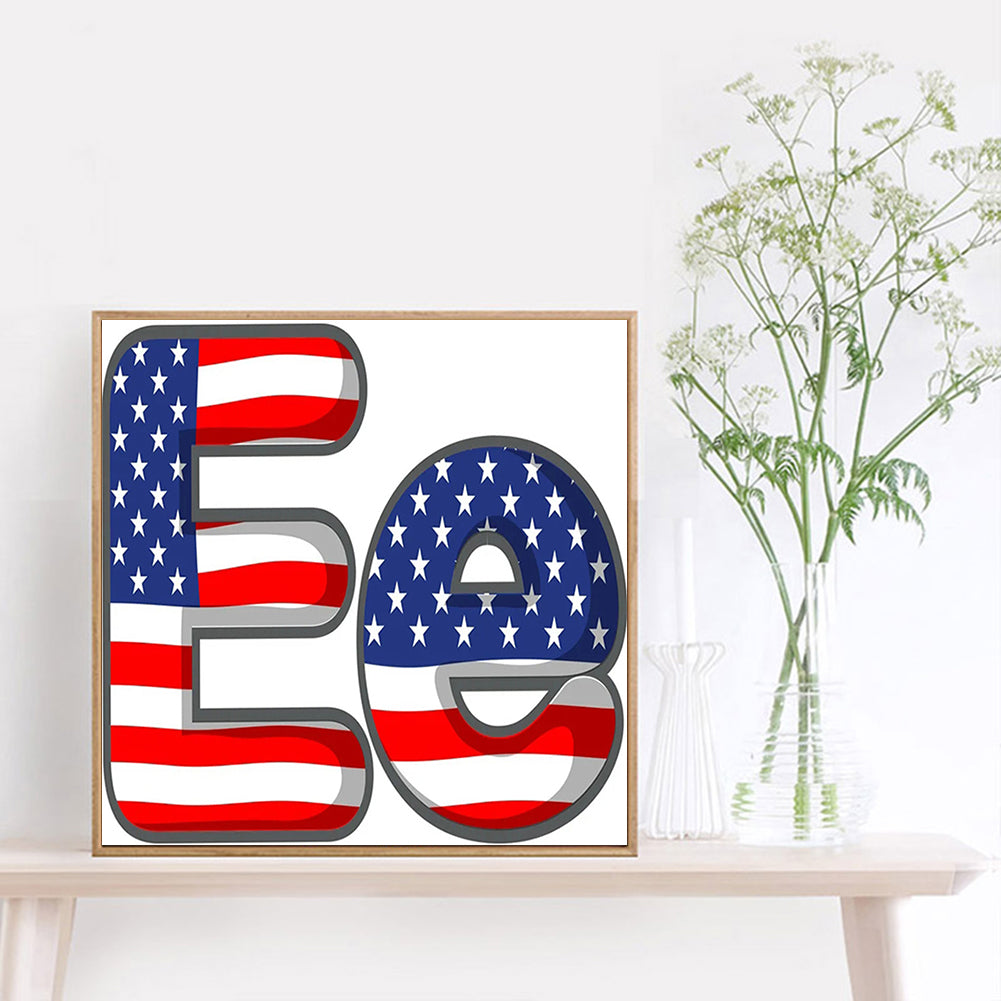 Flag - Full Round Drill Diamond Painting 30*30CM