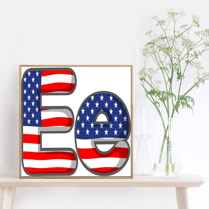 Flag - Full Round Drill Diamond Painting 30*30CM