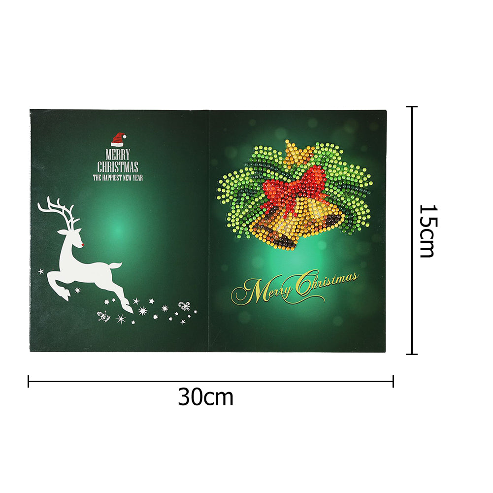 DIY Special Shaped Drill Diamond Painting 3D Christmas Card Rhinestone Kits