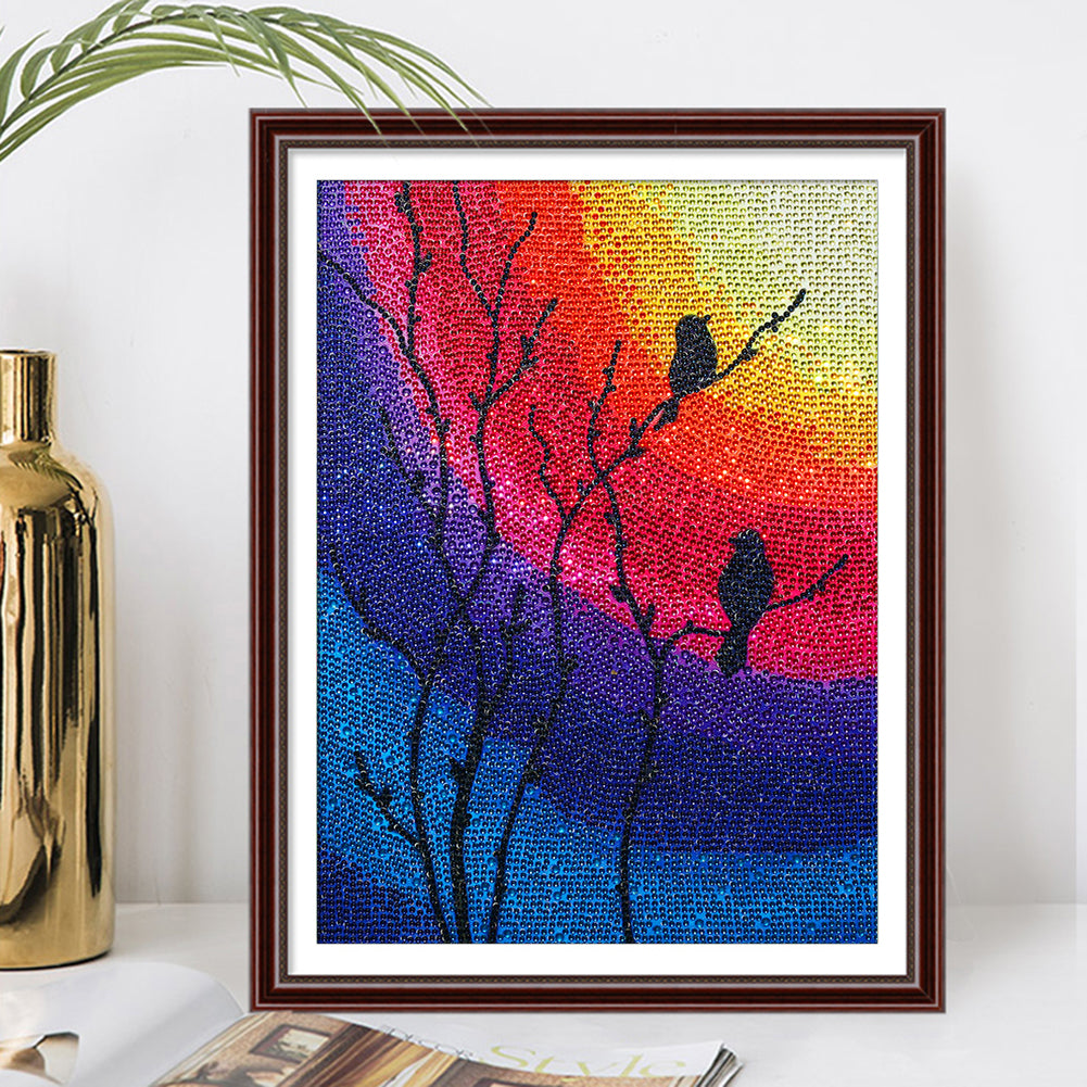 Bird - Special Shaped Drill Diamond Painting 30*40CM