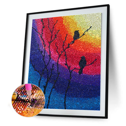 Bird - Special Shaped Drill Diamond Painting 30*40CM