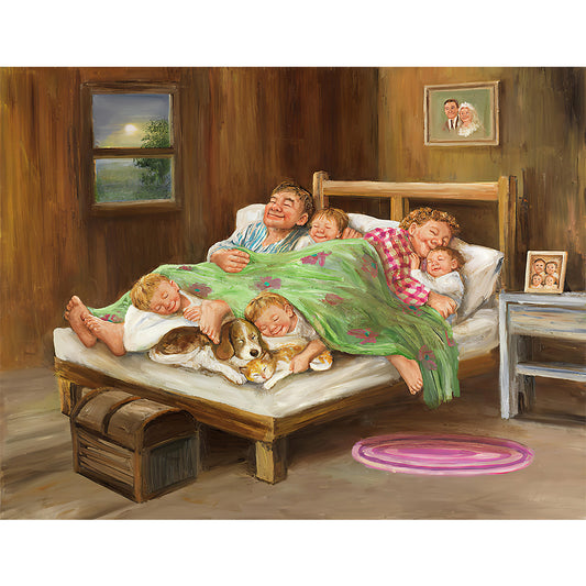 Happy Family - Full Round Drill Diamond Painting 50*40CM