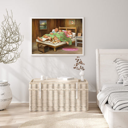 Happy Family - Full Round Drill Diamond Painting 50*40CM