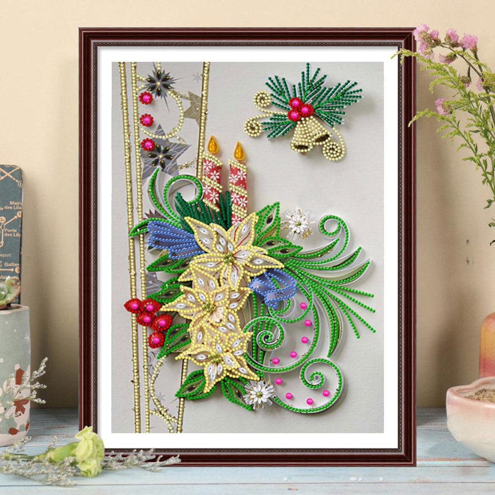 Paper Quilling - Special Shaped Drill Diamond Painting 30*40CM