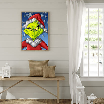 Green Santa - Full Square Drill Diamond Painting 30*40CM