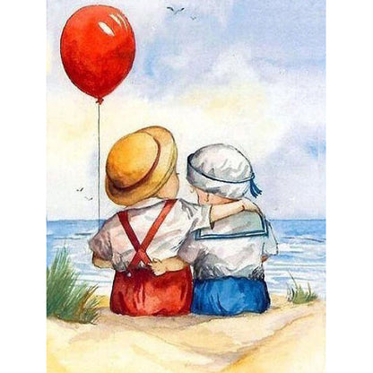 Child - Full Round Drill Diamond Painting 30*40CM