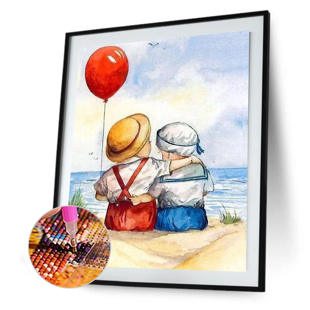 Child - Full Round Drill Diamond Painting 30*40CM