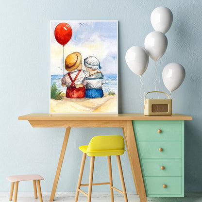 Child - Full Round Drill Diamond Painting 30*40CM