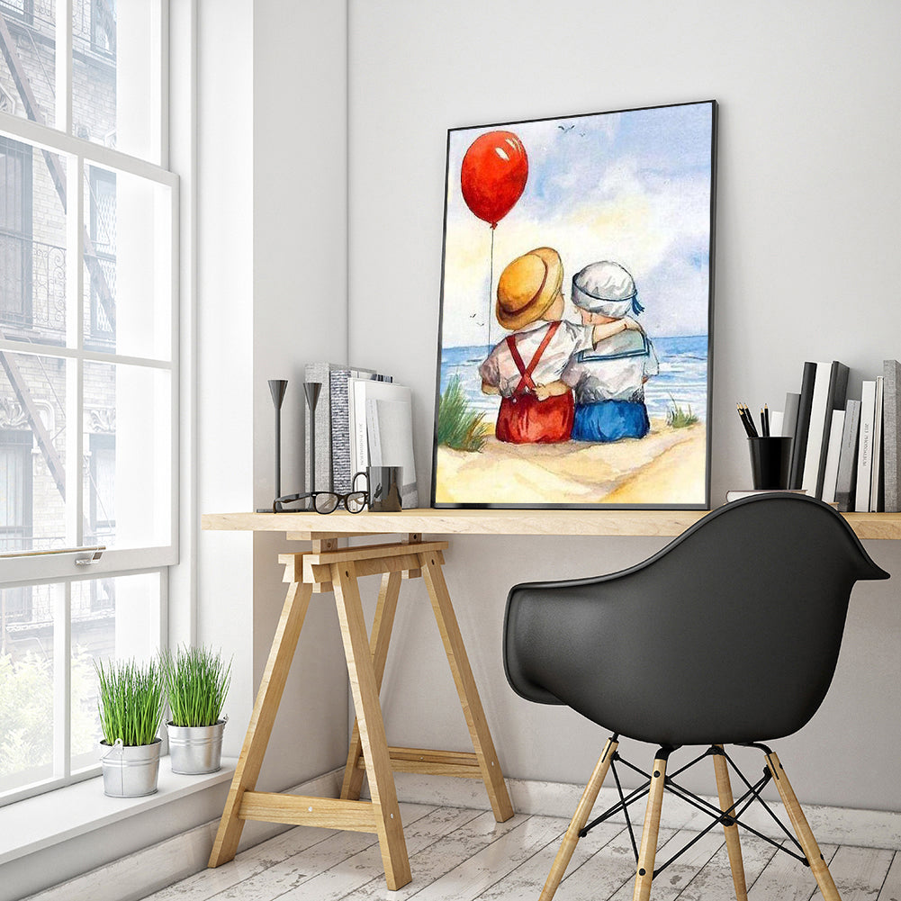 Child - Full Round Drill Diamond Painting 30*40CM