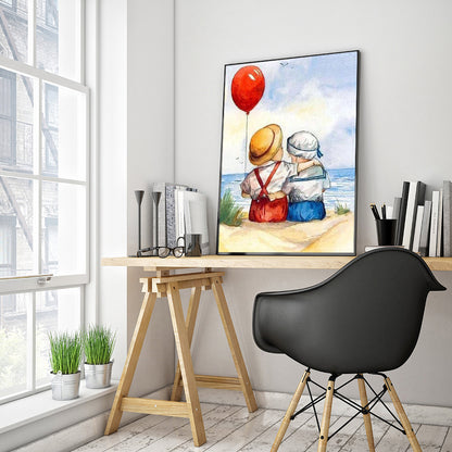 Child - Full Round Drill Diamond Painting 30*40CM