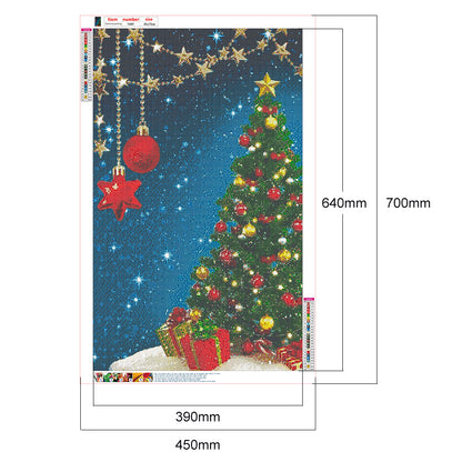 Christmas Tree - Full Round Drill Diamond Painting 45*70CM