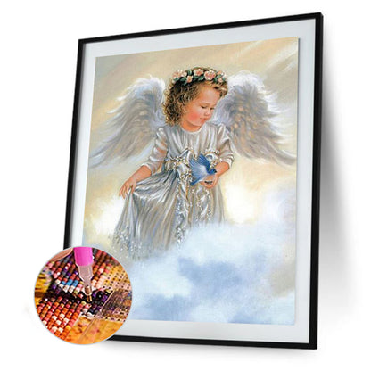 Angel Baby - Full Round Drill Diamond Painting 30*40CM