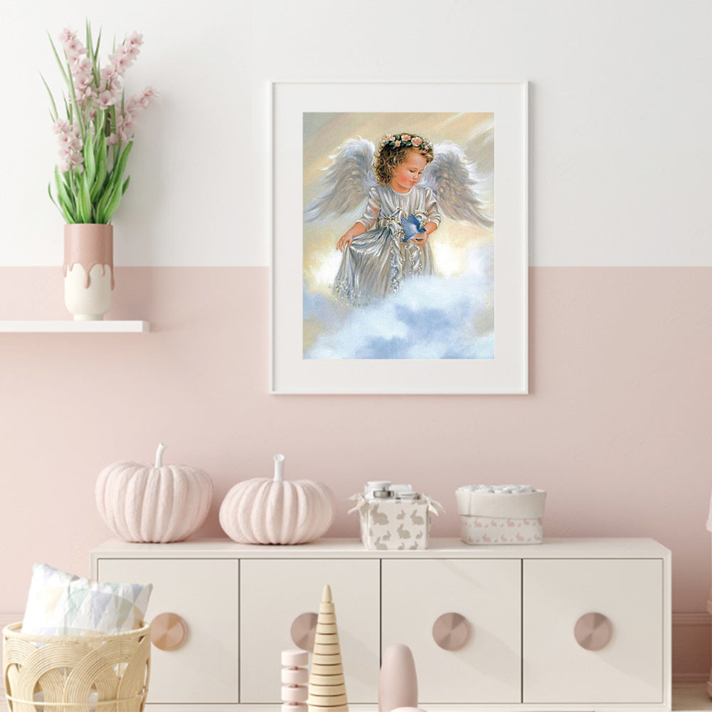 Angel Baby - Full Round Drill Diamond Painting 30*40CM