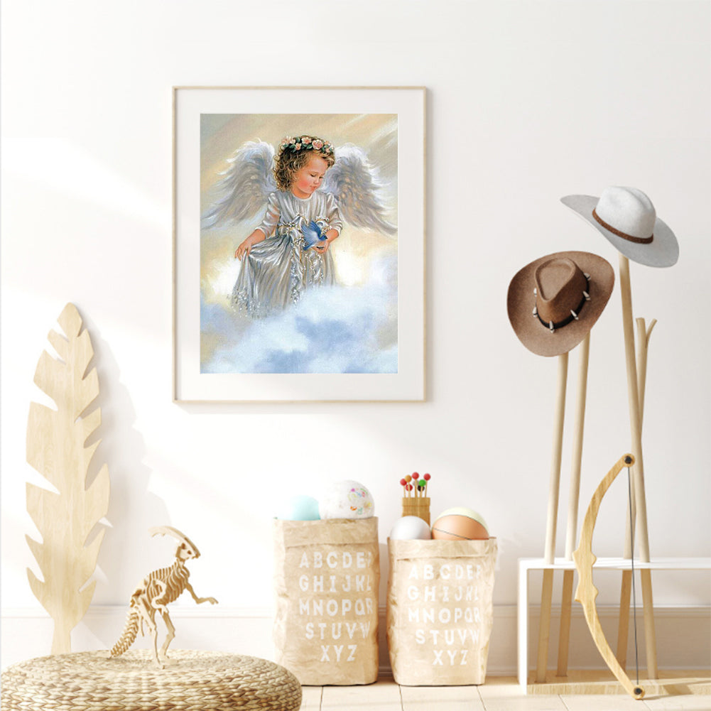 Angel Baby - Full Round Drill Diamond Painting 30*40CM