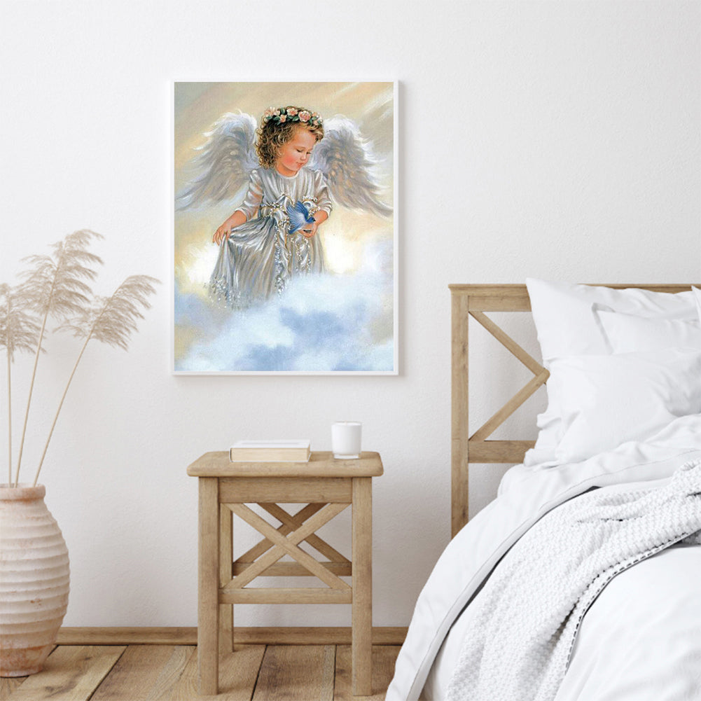 Angel Baby - Full Round Drill Diamond Painting 30*40CM