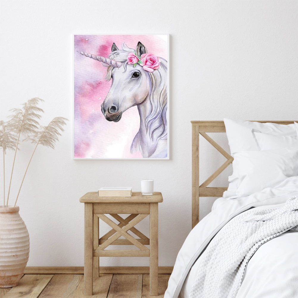 Unicorn - Full Round Drill Diamond Painting 30*40CM