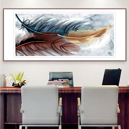 Feather - Full Round Drill Diamond Painting 80*40CM