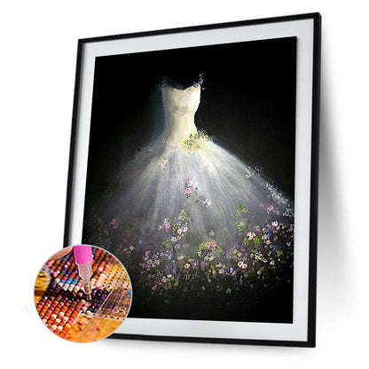 White Wedding - Full Round Drill Diamond Painting 30*40CM