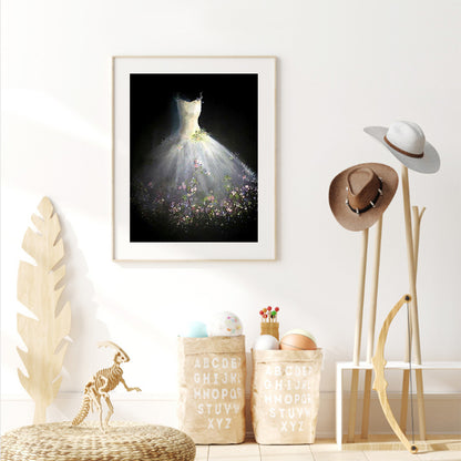 White Wedding - Full Round Drill Diamond Painting 30*40CM