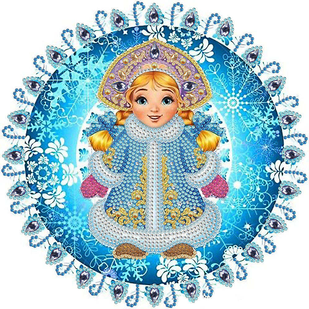 Christmas Girl - Special Shaped Drill Diamond Painting 30*30CM