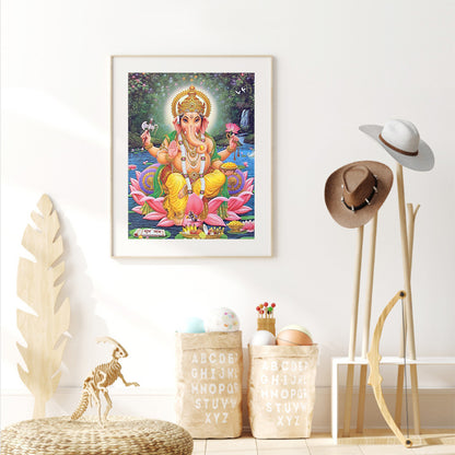 Buddha Elephant - Full Round Drill Diamond Painting 30*40CM